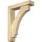 Ekena Millwork Imperial Block Rough Sawn Bracket w/ Offset Brace, Douglas Fir, 4"W x 16"D x 20"H BKT0402X16X20IMP05RDF - alternate 1
